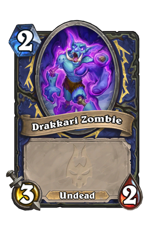 Drakkari Zombie Hearthstone kártya