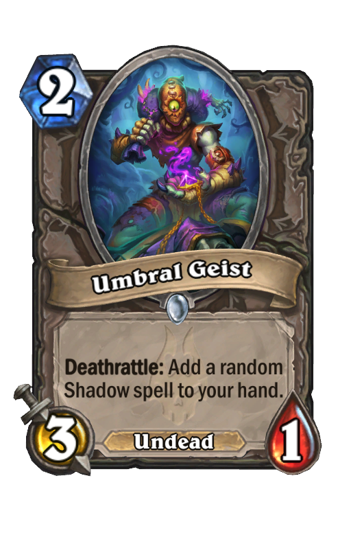 Umbral Geist Hearthstone kártya