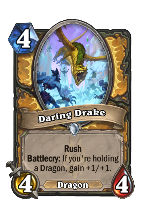 Daring Drake Hearthstone kártya