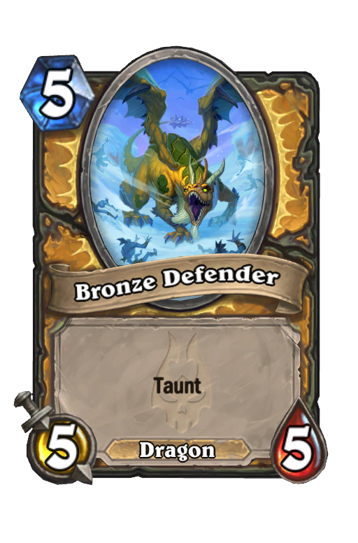 Bronze Defender Hearthstone kártya