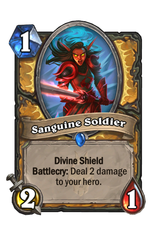 Sanguine Soldier Hearthstone kártya