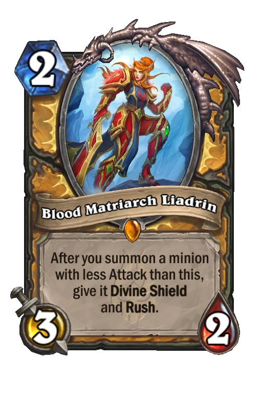 Blood Matriarch Liadrin Hearthstone kártya