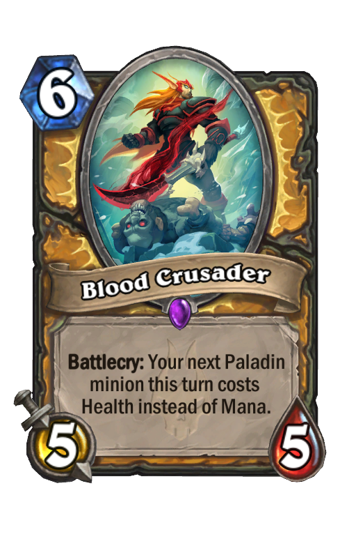Blood Crusader Hearthstone kártya