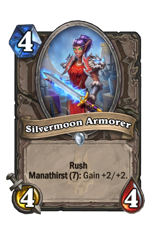 Silvermoon Armorer Hearthstone kártya