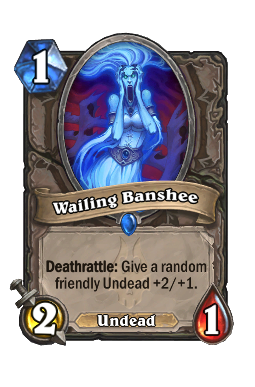 Wailing Banshee Hearthstone kártya