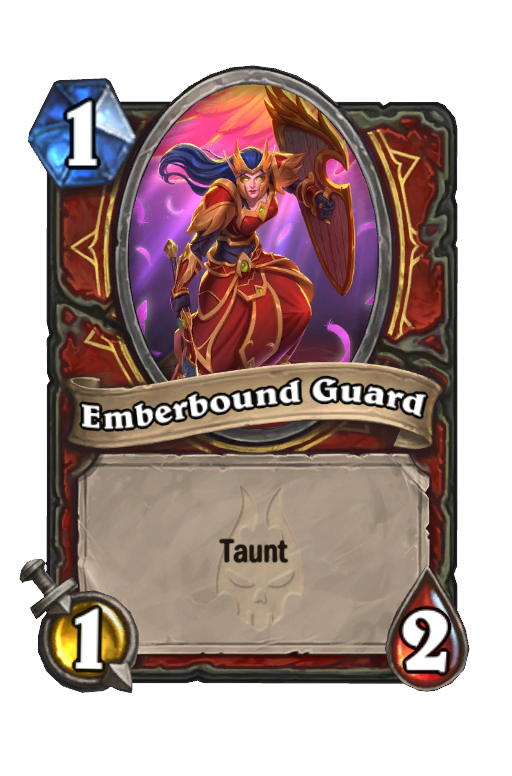 Emberbound Guard Hearthstone kártya