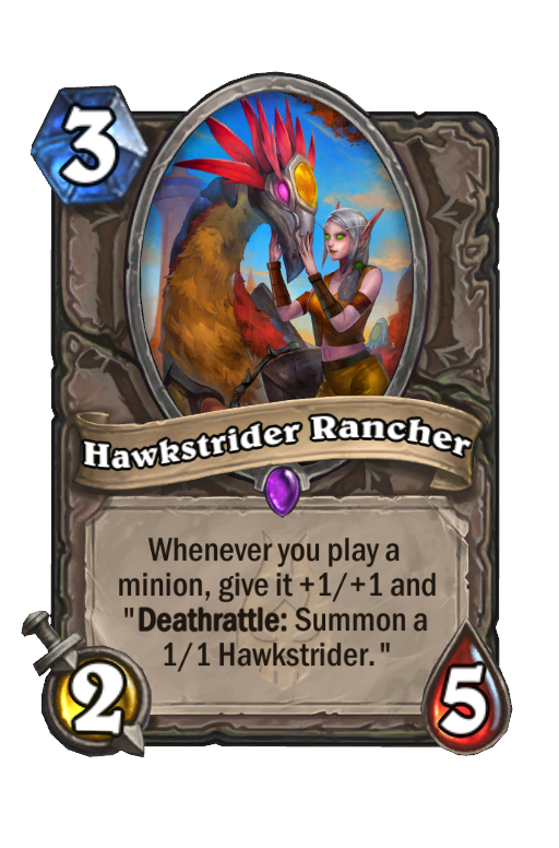 Hawkstrider Rancher Hearthstone kártya