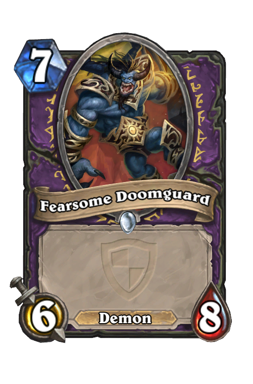 Fearsome Doomguard Hearthstone kártya