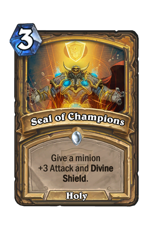 Seal of Champions Hearthstone kártya