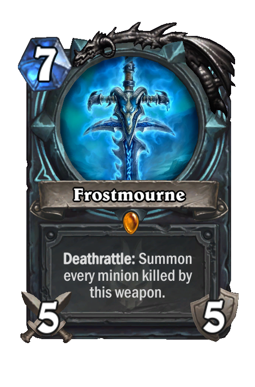 Frostmourne Hearthstone kártya
