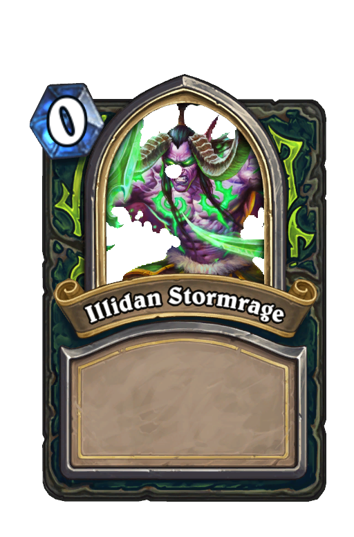 Illidan Stormrage Hearthstone kártya