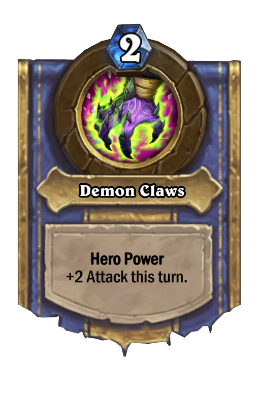 Demon Claws Hearthstone kártya