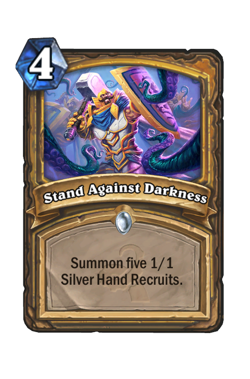 Stand Against Darkness Hearthstone kártya