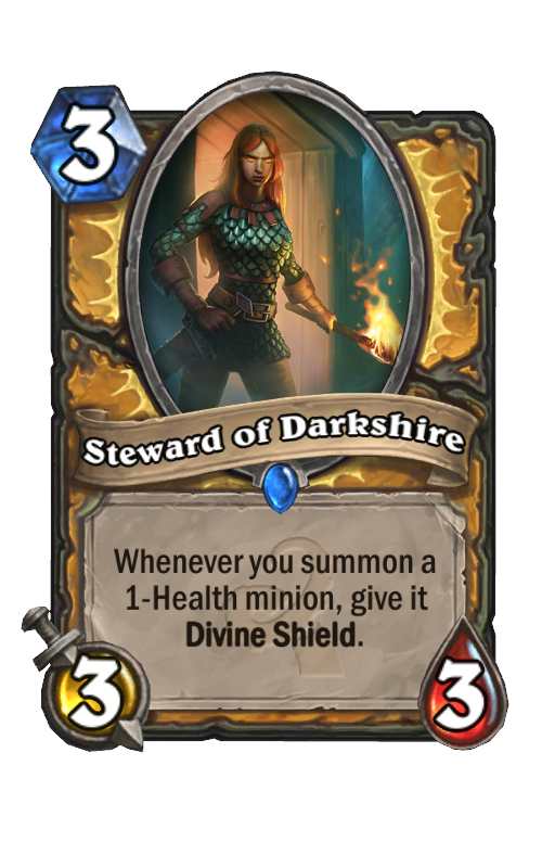 Steward of Darkshire Hearthstone kártya
