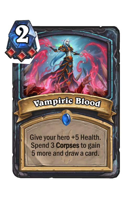 Vampiric Blood Hearthstone kártya