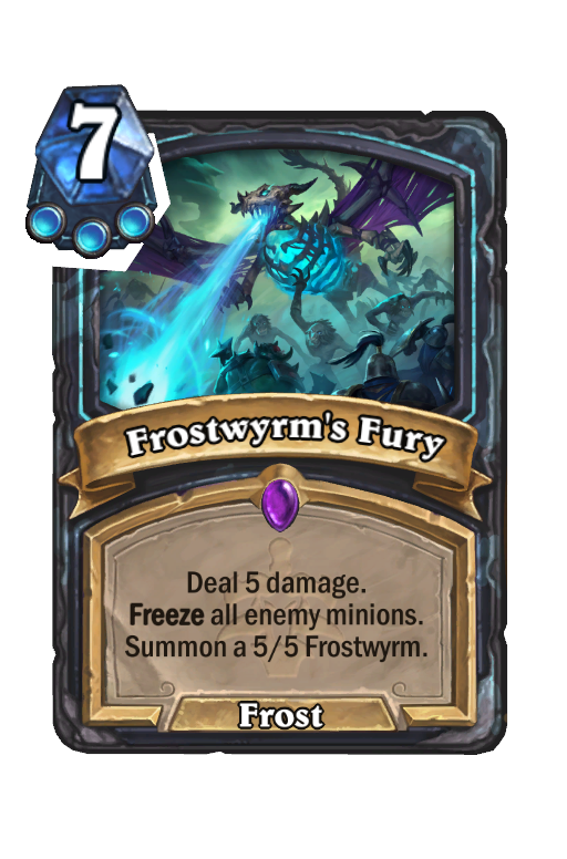 Frostwyrm's Fury Hearthstone kártya