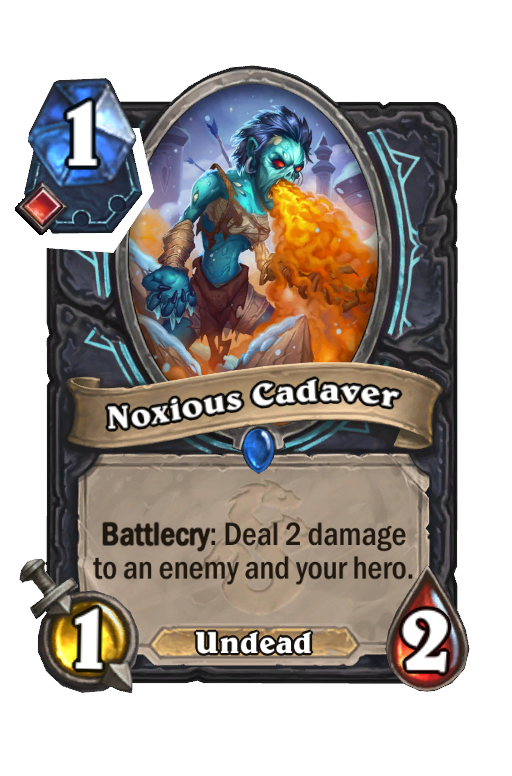 Noxious Cadaver Hearthstone kártya
