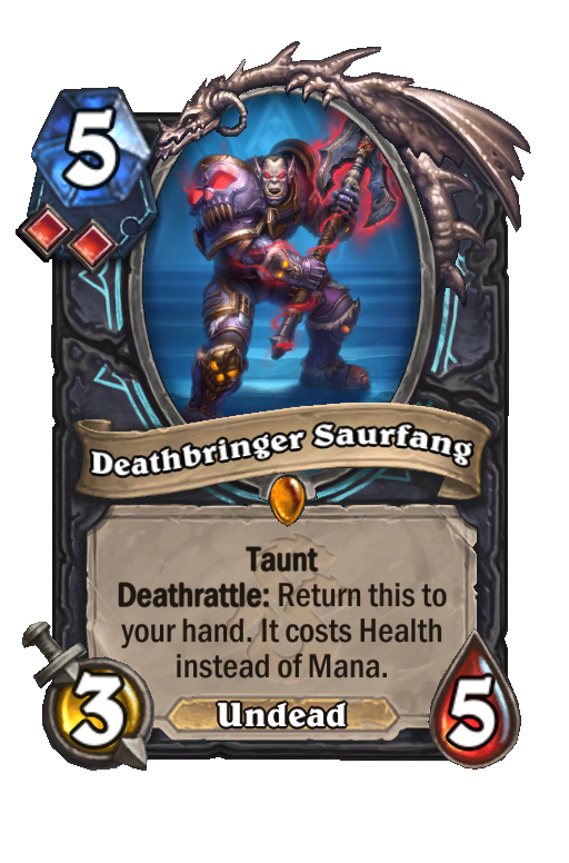 Deathbringer Saurfang Hearthstone kártya