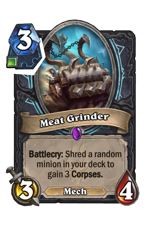 Meat Grinder Hearthstone kártya