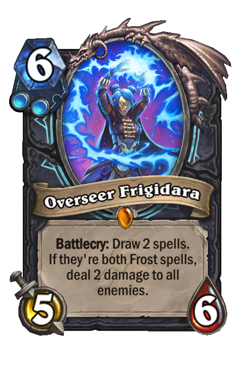 Overseer Frigidara Hearthstone kártya