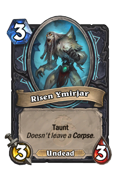 Risen Ymirjar Hearthstone kártya