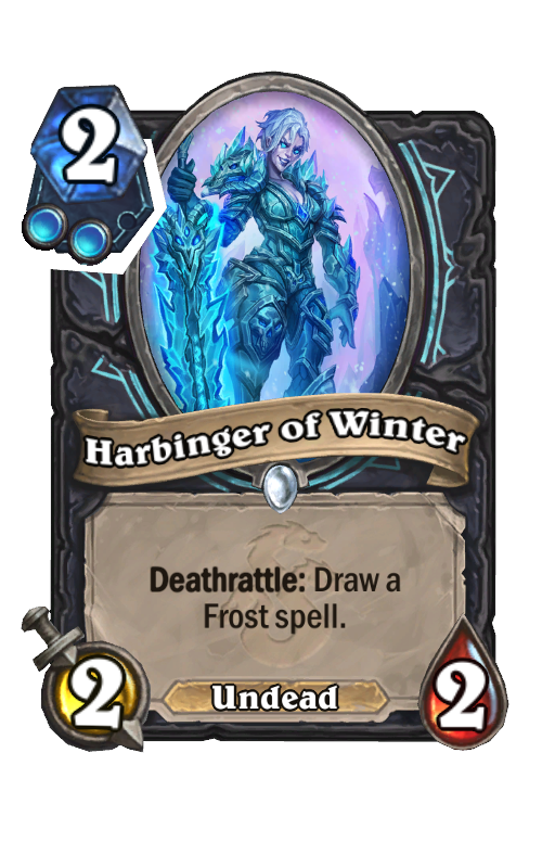 Harbinger of Winter Hearthstone kártya