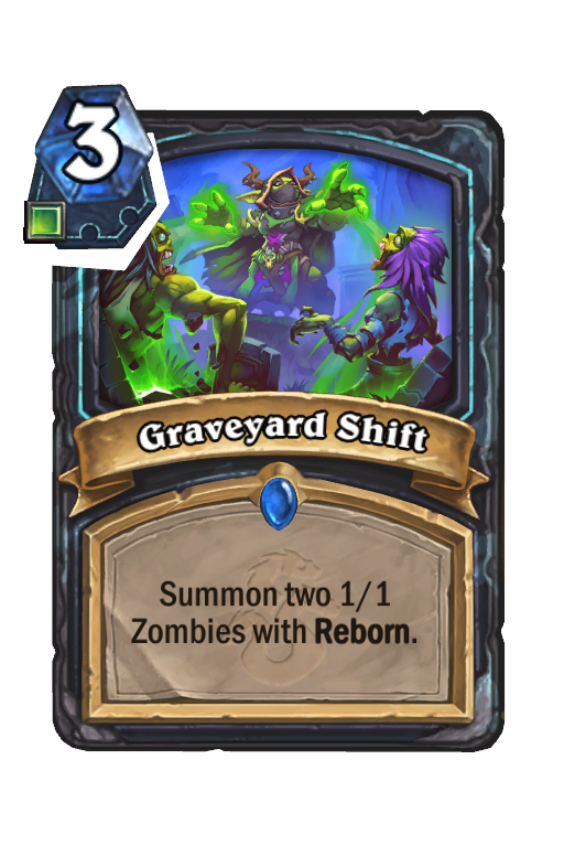 Graveyard Shift Hearthstone kártya