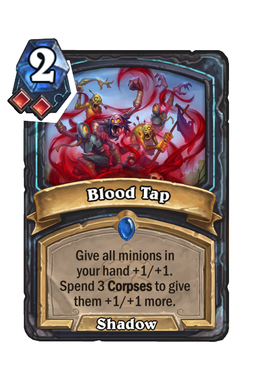 Blood Tap Hearthstone kártya