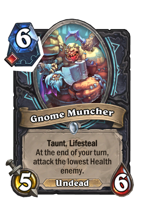 Gnome Muncher Hearthstone kártya