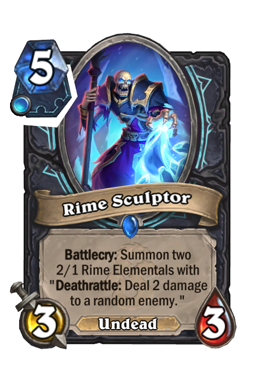 Rime Sculptor Hearthstone kártya