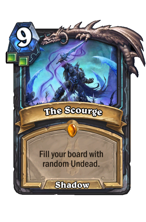 The Scourge Hearthstone kártya