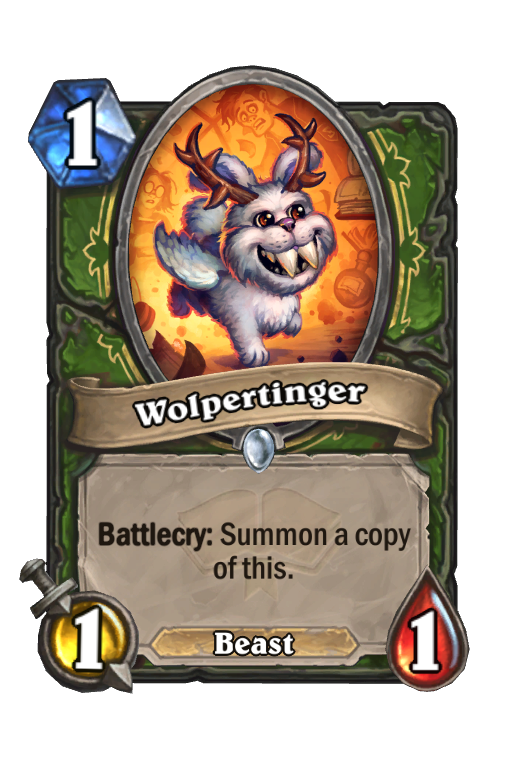 Wolpertinger Hearthstone kártya