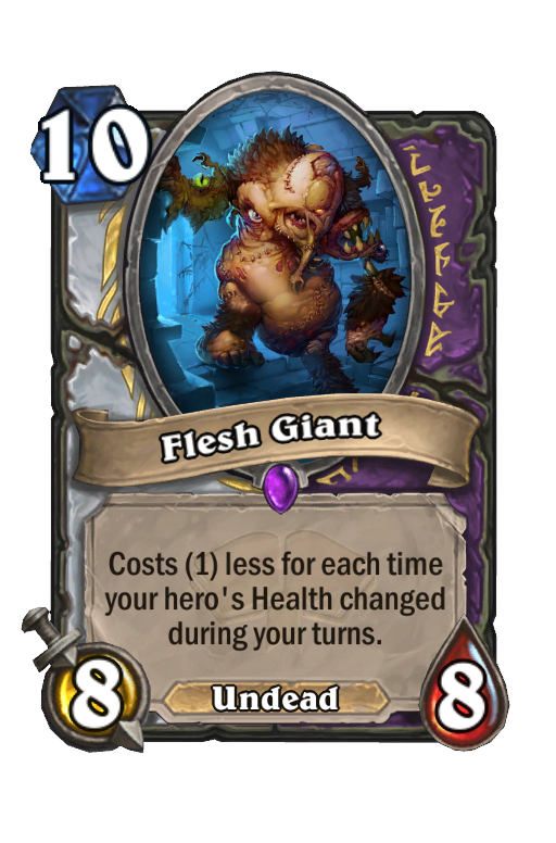 Flesh Giant Hearthstone kártya