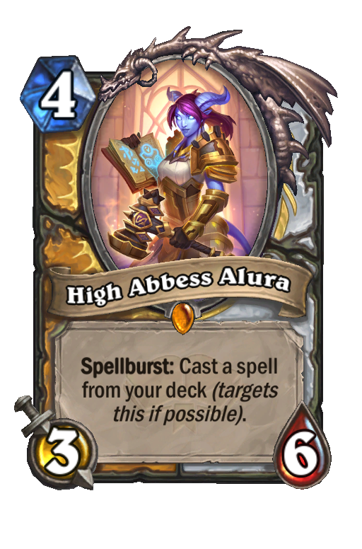High Abbess Alura Hearthstone kártya