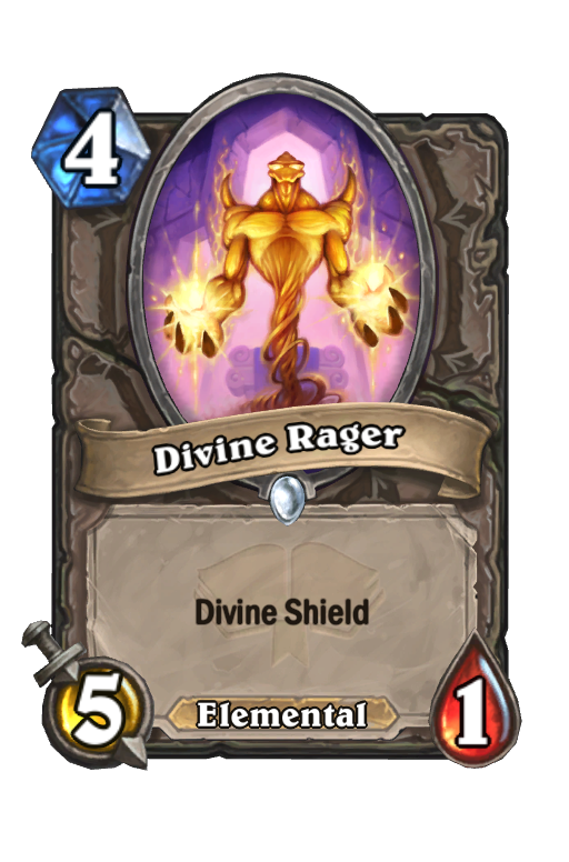 Divine Rager Hearthstone kártya