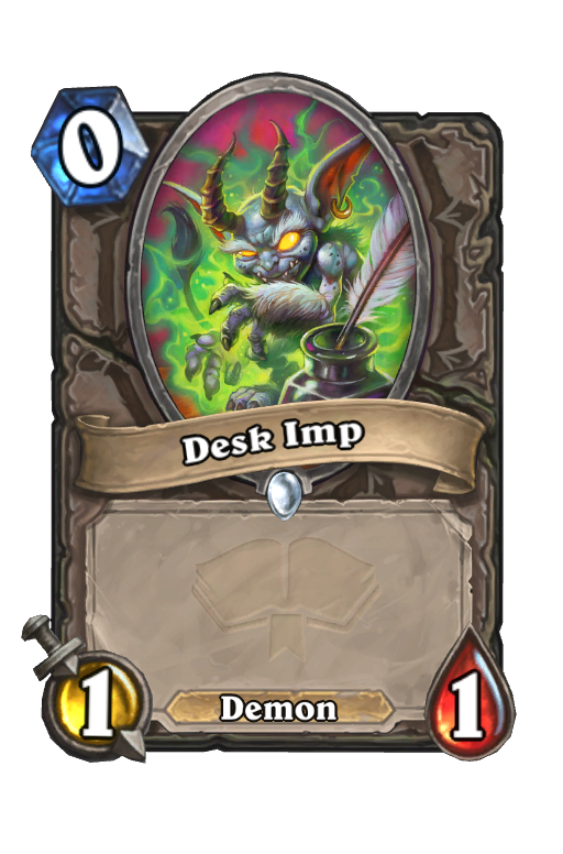 Desk Imp Hearthstone kártya
