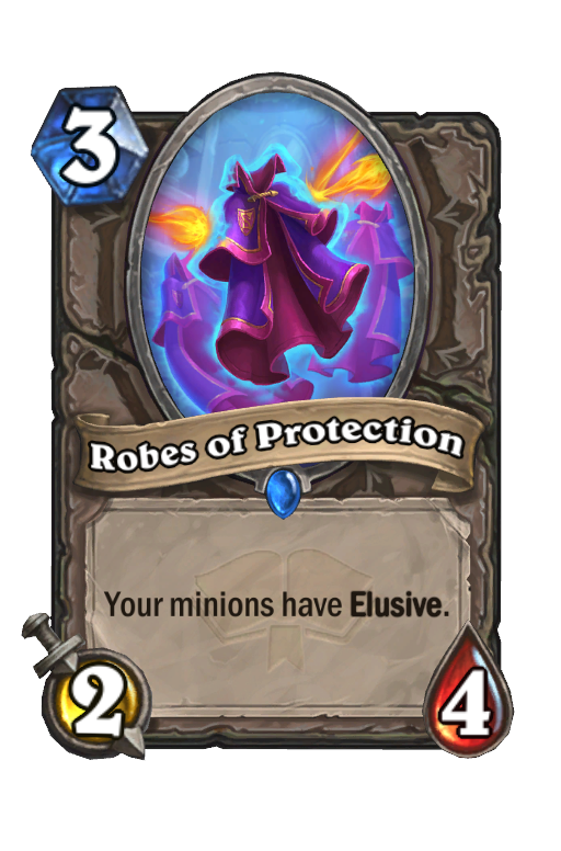 Robes of Protection Hearthstone kártya