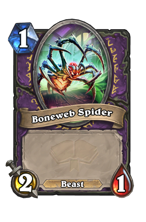 Boneweb Spider Hearthstone kártya
