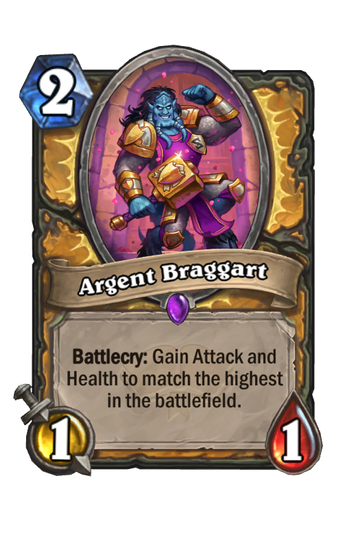 Argent Braggart Hearthstone kártya
