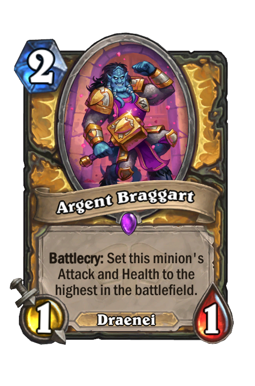 Argent Braggart Hearthstone kártya