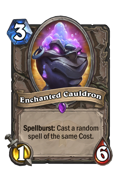 Enchanted Cauldron Hearthstone kártya