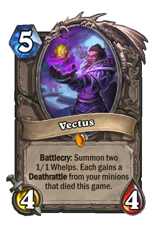 Vectus Hearthstone kártya