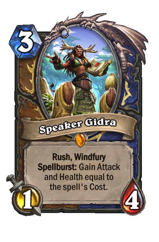 Speaker Gidra Hearthstone kártya