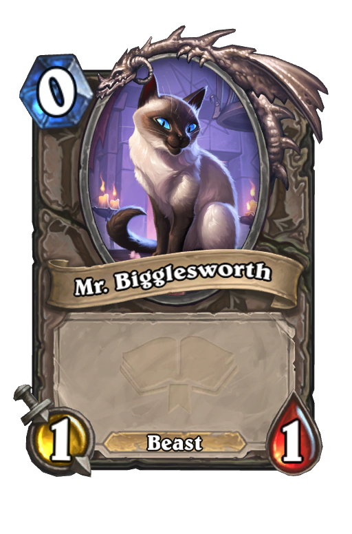 Mr. Bigglesworth Hearthstone kártya