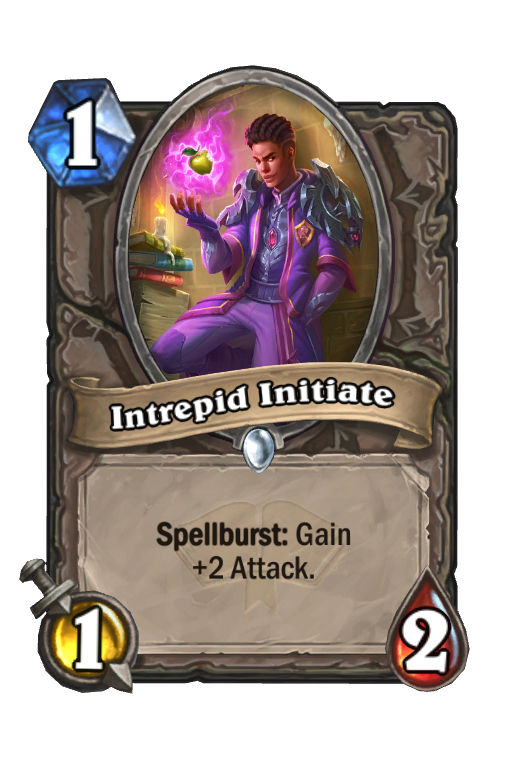 Intrepid Initiate Hearthstone kártya