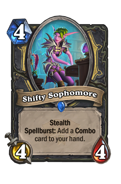 Shifty Sophomore Hearthstone kártya