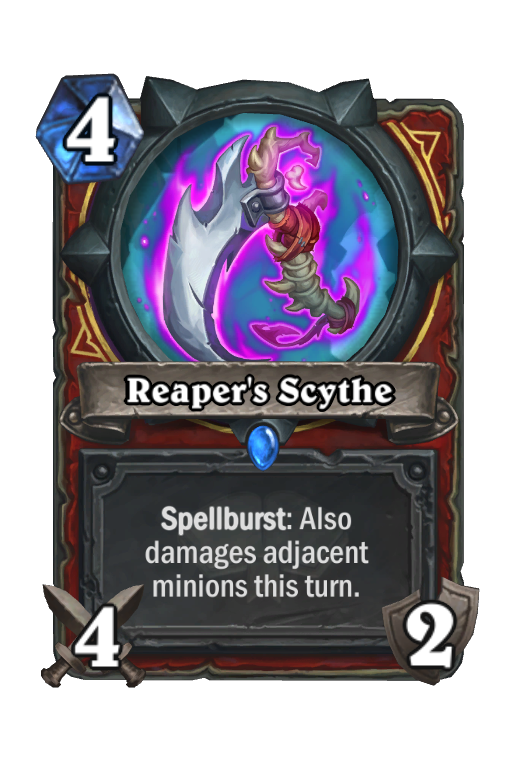 Reaper's Scythe Hearthstone kártya