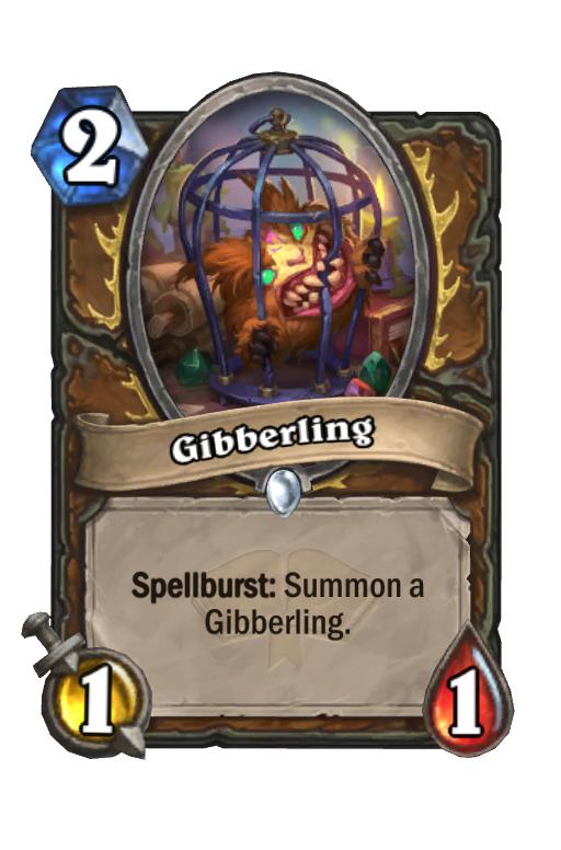 Gibberling Hearthstone kártya