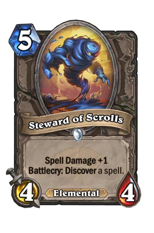 Steward of Scrolls Hearthstone kártya