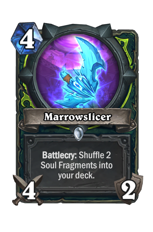 Marrowslicer Hearthstone kártya